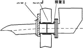 全自動包裝機岀料嘴裝置改進後結構圖