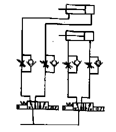 自動包裝機料門氣路圖