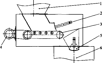 皮帶喂料器結構圖