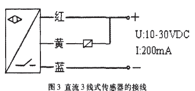 直流3線式傳感器接線圖