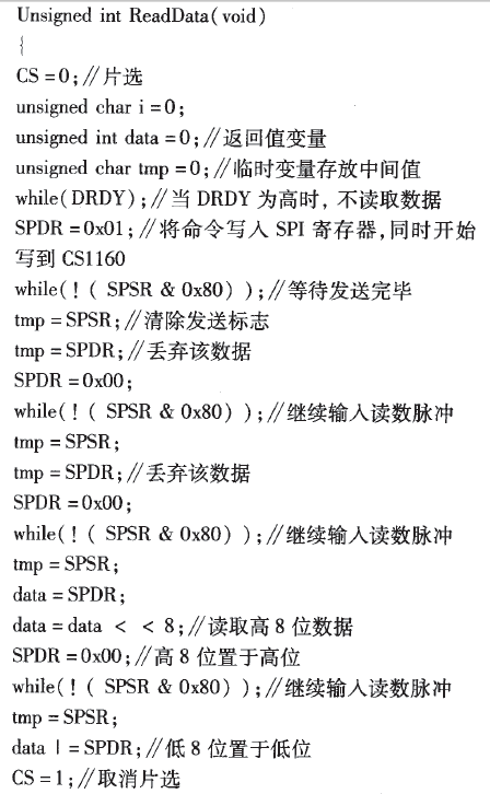 稱重儀表數據讀取函數圖